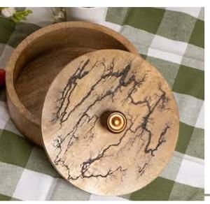 Moderna Caja de Madera Hecha a Mano para Guardar Alimentos en la Cocina y Exhibirlas en la Mesa, Caja para Chapati de Uso Doméstico - Product Image 4