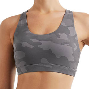 Soutien-gorge de sport pour femme, dos croisé, maintien élevé, respirant, pour yoga, gym et entraînement, vente en gros - Product Image 1
