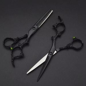 Morje Surgical Stainless steel barber <b>scissors</b> Professional salon shears <b>Left</b>-<b>handed</b> flat <b>scissors</b> Precision cutting flat - Product Image 6