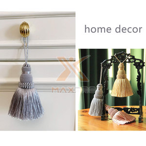 Material Duradero de Poliéster/Nailon, Diseño Único, Borlas de Hilo Metálico Personalizables de Alta Calidad, Color Sólido - Product Image 5