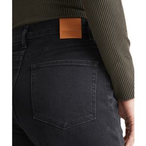 Jeans skinny décontractés pour femmes, taille haute, élastiques, couleur unie, style vintage, en denim, coupe crayon, en soie/coton, vente en gros sur mesure - Product Image 2