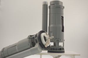 Valve de chasse d'eau durable en plastique ABS, économiseur d'eau, avec sortie inférieure en caoutchouc pour toilettes monobloc - Product Image 5