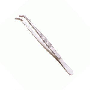 Pinzas Quirúrgicas de Acero Inoxidable para Tejidos, Pinzas Curvas de Grado Médico para Aplicación de Apósitos, Proveedor Mayorista - Product Image 4
