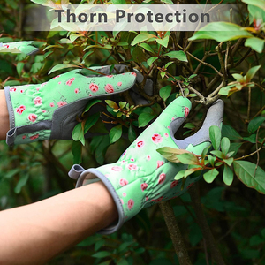 Gants de jardinage haut de gamme personnalisés OEM/ODM, respirants, confortables, longueur poignet, antidérapants, compatibles écran tactile, en microfibre de polyester - Product Image 3