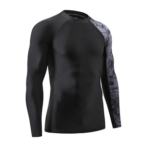 Professional Mens Rash Guard Full Sleeve Breathable <b>Athletic</b> Fitness Shirt Premium Manufacturer - Product Image 3