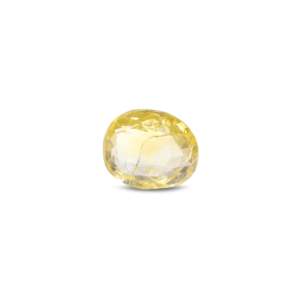 Loose 1.9 Carat Oval Cut Yellow Sapphire Gemstone for Fine Jewelry - Product Image 1