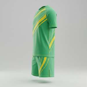 Conjunto Deportivo de Dos Piezas Unisex para Fútbol, Yoga y Entrenamiento, con Camiseta y Pantalones Cortos, Personalizable OEM - Product Image 3