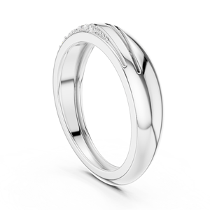 Bague en diamant de laboratoire taille brillant rond pour homme, plaqué or 10K 14K, alliance de luxe pour fiançailles et mariage, pierre synthétique certifiée IGI - Product Image 4