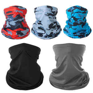 Masque facial unisexe pour l'extérieur, imprimé camouflage, respirant, imperméable, en polyester, cache-cou réglable pour adultes, chasse, pêche, cyclisme, course à pied - Product Image 1