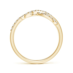Anillo de Diamantes Cultivados en Laboratorio con Forma de Corazón Infinito, con Diamantes Tallados, Oro de 10K/14K/18K, Plata 925/935, Joyería Vintage para Compromiso o Aniversario - Product Image 4