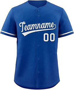 Maillots de baseball personnalisés en polyester 100% imprimé, unisexe, à séchage rapide, prix usine, meilleure qualité, vente en gros - Product Image 3