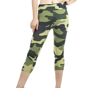 Women's High Waist Capri Leggings Fitness Yoga Wear Latest Fashion Comfortable Casual Style Breathable Women's Leggings - Product Image 4