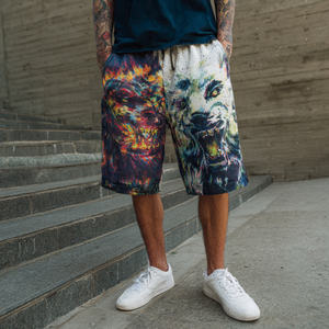 Custom Sublimation <b>Sweat</b> <b>Shorts</b> <b>Men</b> Jogger Heavy Fleece <b>Shorts</b> <b>Men's</b> High Drawstring Waist Jogger <b>Sweat</b> <b>Shorts</b> <b>Men's</b> - Product Image 4