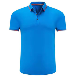 Polo de algodón de alta calidad para deporte, negocios y trabajo, de color sólido, estilo urbano, unisex, para hombre. - Product Image 2