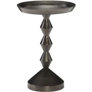 Juego de mesa auxiliar de aluminio y hierro de diseño creativo de 2 piezas con tapa de forma rectangular para muebles de sala de estar y dormitorio - Product Image 4