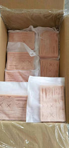 Coussin d'entraînement chirurgical réutilisable en acier inoxydable pour la suture cutanée médicale de qualité supérieure, pour la formation en fermeture manuelle des plaies, conforme ISO13485 - Product Image 5