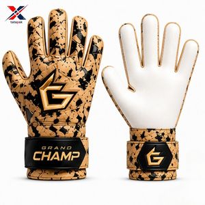 Gants de gardien de but en cuir de qualité export officielle, unisexes, pour l'entraînement au football, antidérapants, respirants, coupe-vent, protection des doigts - Product Image 2