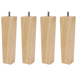 High Quality Solid Wood <b>Sofa</b> Legs Square Shape Heavy Duty Furniture Feet Modern Replacement Legs for Couch Cabinet Ottoman <b>Bed</b> - Product Image 1