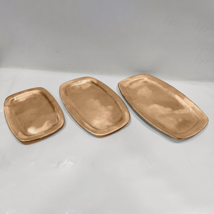 Plato para Servir Ensaladas Ecológico de Diseño Clásico 2026, Platos de Metal Hechos a Mano, Aptos para Alimentos, para Uso Doméstico en la Cocina - Product Image 2