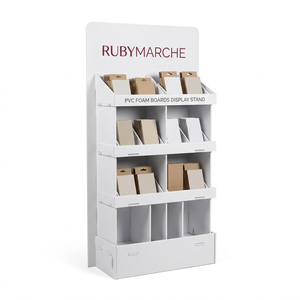 Freestanding PVC Retail Display Rack Custom Printed Floor <b>Stand</b> For Product Marketing And Brand Visibility - Product Image 1