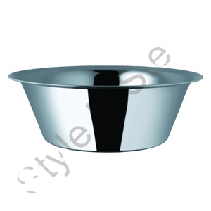 Tazón de alimentación cónico Regular para perros, tazón aislado de acero inoxidable con soporte de Metal, antideslizante, precio al por mayor - Product Image 1