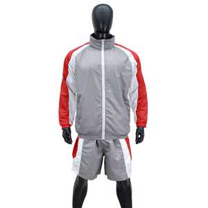 Ensemble 2 pièces Whiteaura International : Veste coupe-vent unisexe en nylon épais, imperméable et écologique avec patchwork personnalisé et short - Product Image 4