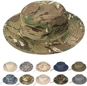 Sombrero de Pescador para Hombre, de Mezclilla Sólida, Transpirable y Ajustable, Protección Solar para Exteriores, Uso Casual para Adultos en las Cuatro Estaciones - Product Image 4
