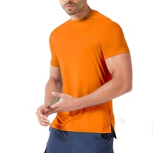 Camisetas de Gimnasio Personalizadas 2025 de Color Sólido para Hombre, Talla Grande, Secado Rápido, Transpirables, Deportivas, de Manga Corta para Hombre - Product Image 2