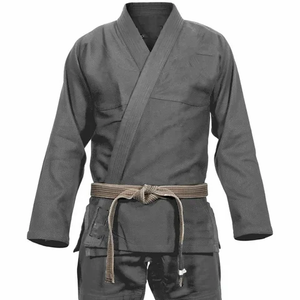 Uniforme de Jiu Jitsu Blanco al por Mayor, 450 GSM, Kimono BJJ Nuevo para Entrenamiento, Kimono de Jujitsu Duradero, Kimono de Jiu Jitsu Hecho a Medida - Product Image 6