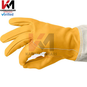 Guantes de Apicultura de Calidad de Exportación, Guantes de Cuero de Protección con Puño Extra Largo para Seguridad en Granjas y Apicultores - Product Image 6