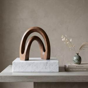 Sculpture en bois artisanale décorative pour la maison, le salon, le bureau, la table, l'étagère, la décoration intérieure - Product Image 1