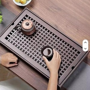 Organizador de bandejas de chocolate de madera de lujo al por mayor más vendido para almacenamiento de alimentos regalo de Ramadán para vacaciones de Eid árabe hecho en India - Product Image 3