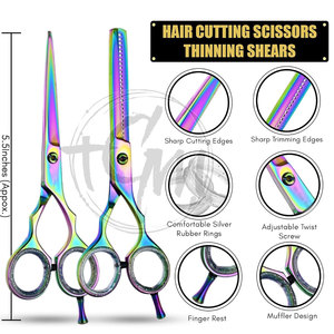 Kit d'outils professionnels pour extensions de cheveux avec pinces, aiguilles à crochet, outils à boucles, perles, fils et clips pour l'application d'extensions de cheveux en salon - Product Image 4