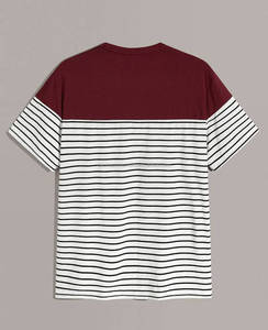 เสื้อยืดผู้ชายขายส่ง ผ้าฝ้าย 100% เป็นมิตรกับสิ่งแวดล้อม รับทำโลโก้ตามสั่ง OEM - Product Image 4