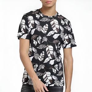 T-shirt personnalisé pour homme, coupe oversize, 100% coton épais 260 g/m², impression DTG, style urbain rétro délavé, logo personnalisé, tee-shirt vierge, vente en gros - Product Image 1