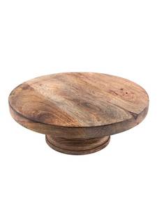 Wedding Round Wood Cake Stand Handmade Pedestal Dessert Display for Wedding Birthday <b>Party</b> <b>Table</b> for hotel - Product Image 1