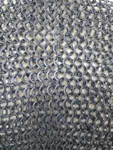 Handmade Medieval Mild Steel Chainmail Zig Zag Collar <b>Flat</b> Riveted Gorget Leather Buckle Neck Shoulder Armor for Reenactment SCA - Product Image 3