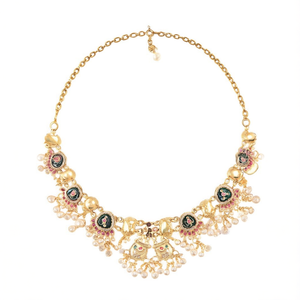 Heritage Pota <b>Necklace</b> Set with Natural South Sea and Freshwater Pearls on a Classic Link Chain 10575495GR - Product Image 2