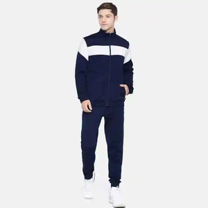 <b>Men</b> <b>Track</b> Suits Sets Long Sleeve Full-zip Sweatsuit Active <b>Jackets</b> and Pants 2 Piece Outfits - Product Image 1