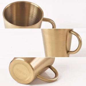 แก้วกาแฟสแตนเลสคุณภาพดี ดีไซน์เรียบง่าย ทนทาน เหมาะสำหรับชุดกาแฟและชา - Product Image 4