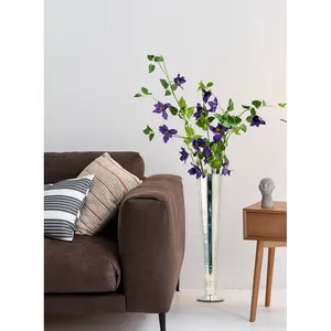 Handmade Aluminum Floor <b>Vase</b> Modern Style Silver Finish Tall Decorative Wedding Eco-friendly Flower <b>Vase</b> - Product Image 4