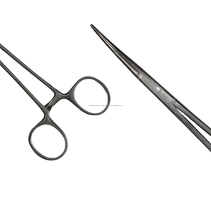 Pinza Hemostática Quirúrgica de Precisión Mundial, Curva, Dentada, de Acero Inoxidable Reutilizable, para Arterias, Instrumento de Microcirugía - Product Image 3