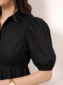 Nouvelle Arrivée Blouse Peplum Décontractée en Coton pour Femme Coupe Ample – Nouveau Design – Hauts Peplum Amples – Chemise Décontractée pour le Bureau - Product Image 3