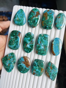 Piedras Preciosas de Crisocola de Calidad AAA, Cabujones de Crisocola en Diversas Formas y Tamaños para Joyería, Especímenes Minerales - Product Image 3