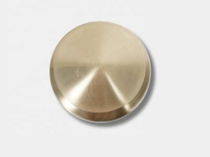 Urne funéraire en métal majestueuse, finition or chaud, avec motif soleil Art Déco, couvercle bombé, pour cendres commémoratives et souvenirs - Product Image 3