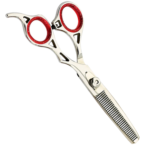 Ciseaux professionnels de coiffure en acier inoxydable de 6 pouces pour droitiers, légers et durables, pour la texture des cheveux, fournisseur OEM - Product Image 5