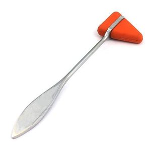 Marteau de réflexes Taylor Tomahawk à tête triangulaire rouge, outil d'examen neurologique manuel, instrument médical de classe I, CE - Product Image 3