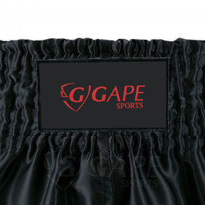 Pantalones Cortos de Muay Thai de Diseño Único Hechos a Medida, Servicio OEM, 100% Poliéster, Transpirables por Delante, de Secado Rápido, Fabricante Mayorista - Product Image 4