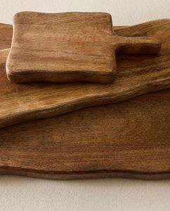 Wooden Chopping Cutting Block Rectangle Anti-Slip Cutting <b>Board</b> With Knife Handle Wood Material Kitchen Use Chopping <b>Board</b> Set - Product Image 6