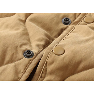 Veste matelassée légère unisexe pour enfants, coupe urbaine, chaude, thermique, imperméable, avec logo personnalisé, fabricant OEM ODM, hiver - Product Image 4